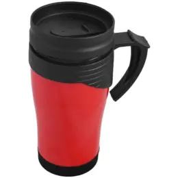 Plastic Travel Mug Red